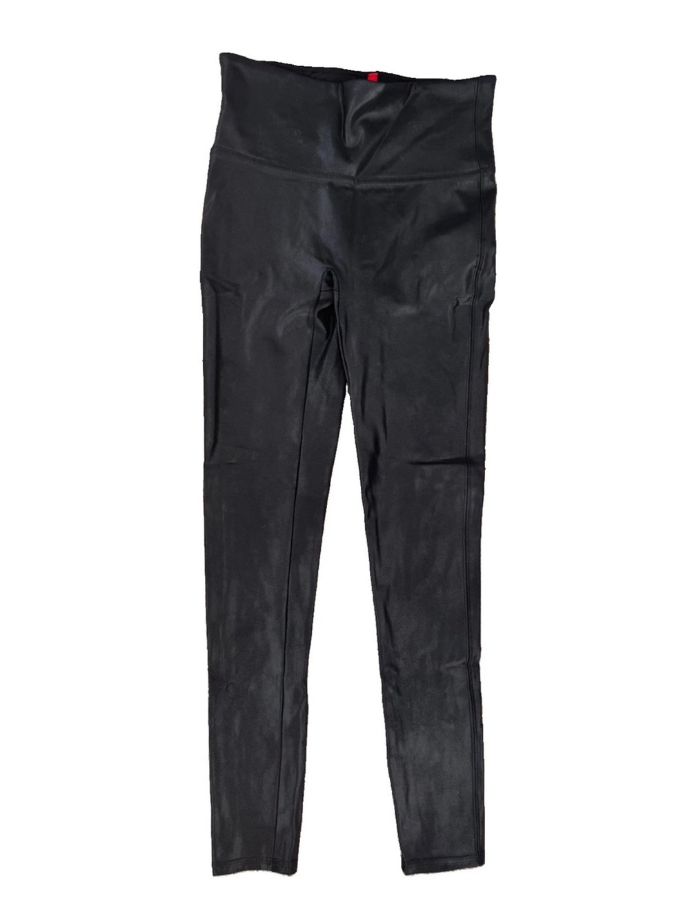 SPANX Faux Leather High-Rise Leggings | Black | Small Petite